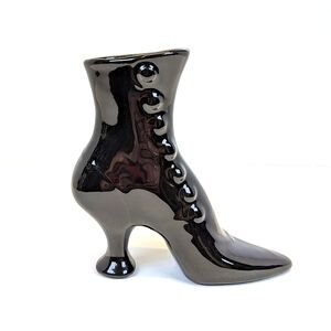 Ceramic Victorian Boot Vase Display Figurine Vintage Excellent Condition